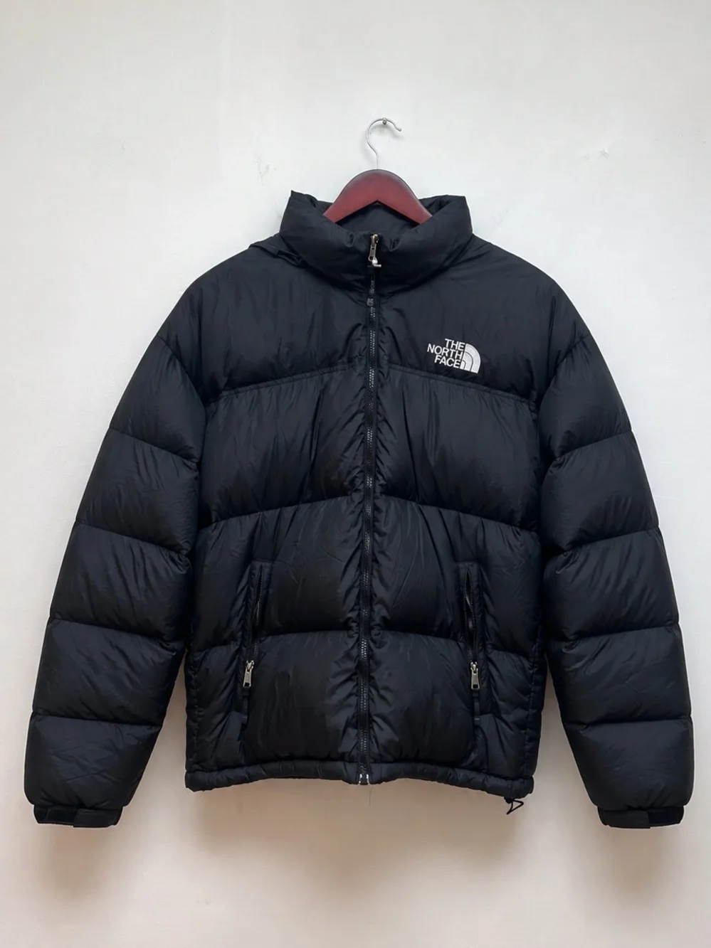 The North Face Men’s XL Black Goose Down Nuptse Puffer Jacket Full Zip A187